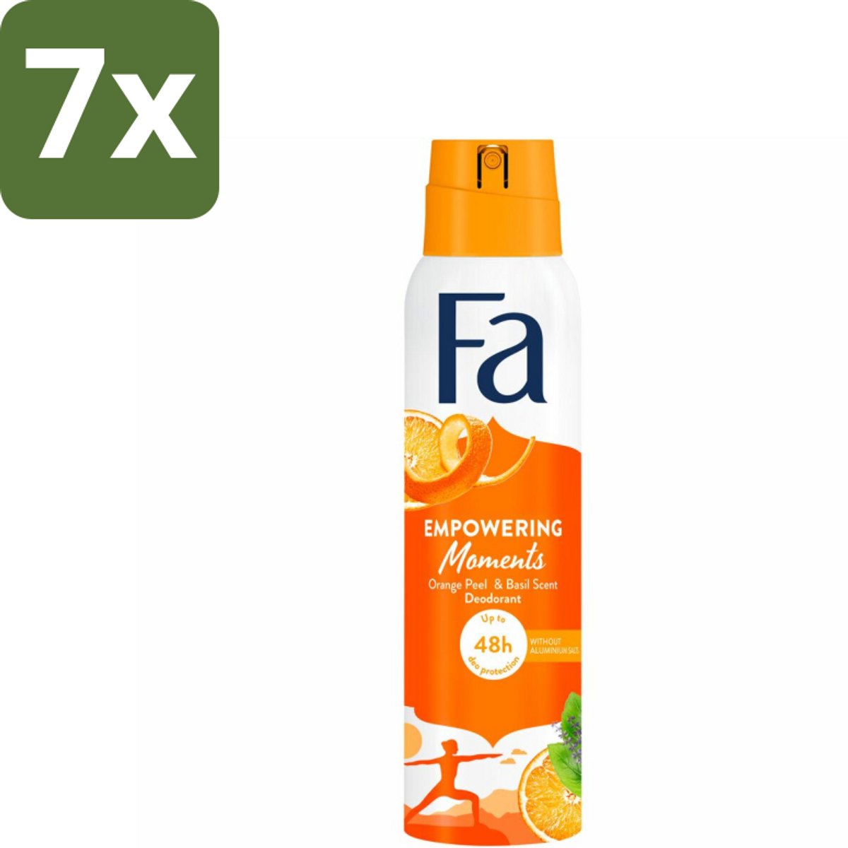 Fa – Deodorant Spray – Empowering Moments – 150 ml - Bulkverpakking - 7 stuks