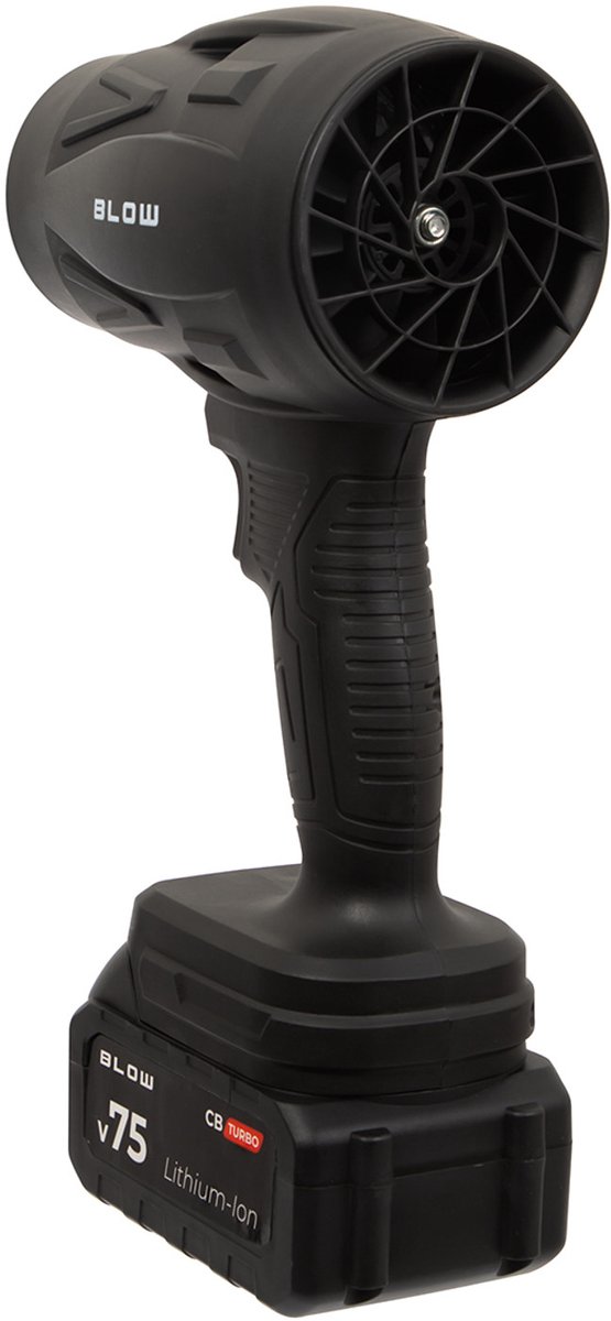 BLOW 21V CB TURBO accu bladblazer, 130.000 omwentelingen, 2,4 Ah, koffer van blow — afbeelding 4