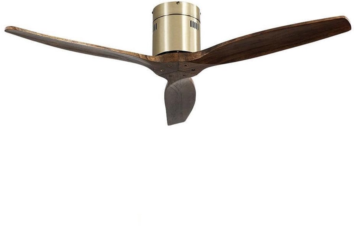 VoltShine DC-ventilator, 3 vleugels van eiken, 6 snelheden, met afstandsbediening en timer, ideaal voor - ShopVlot