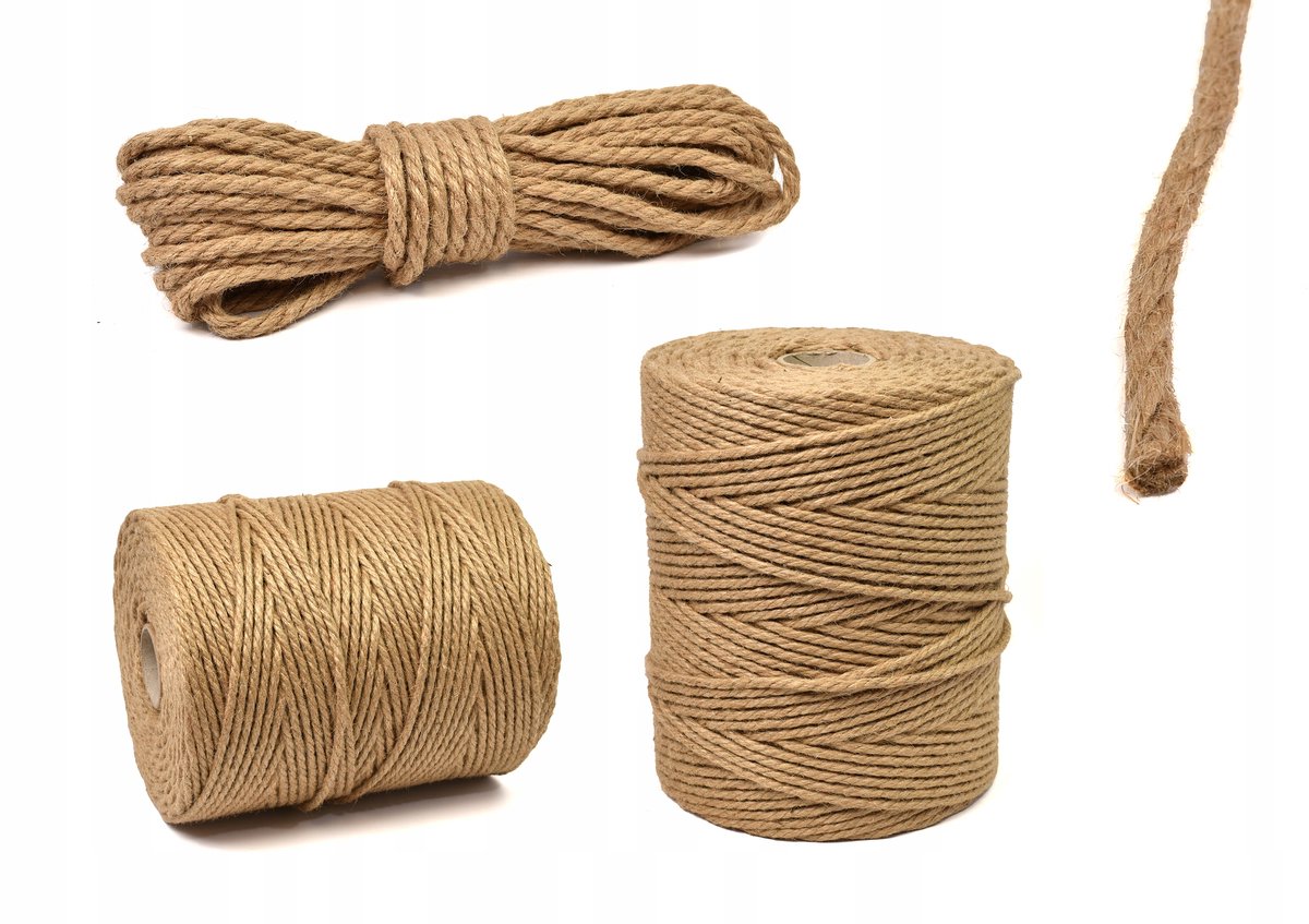 Sterke Jutekouw Touw 12mm 20m - Decoratief & Zeilgebruik