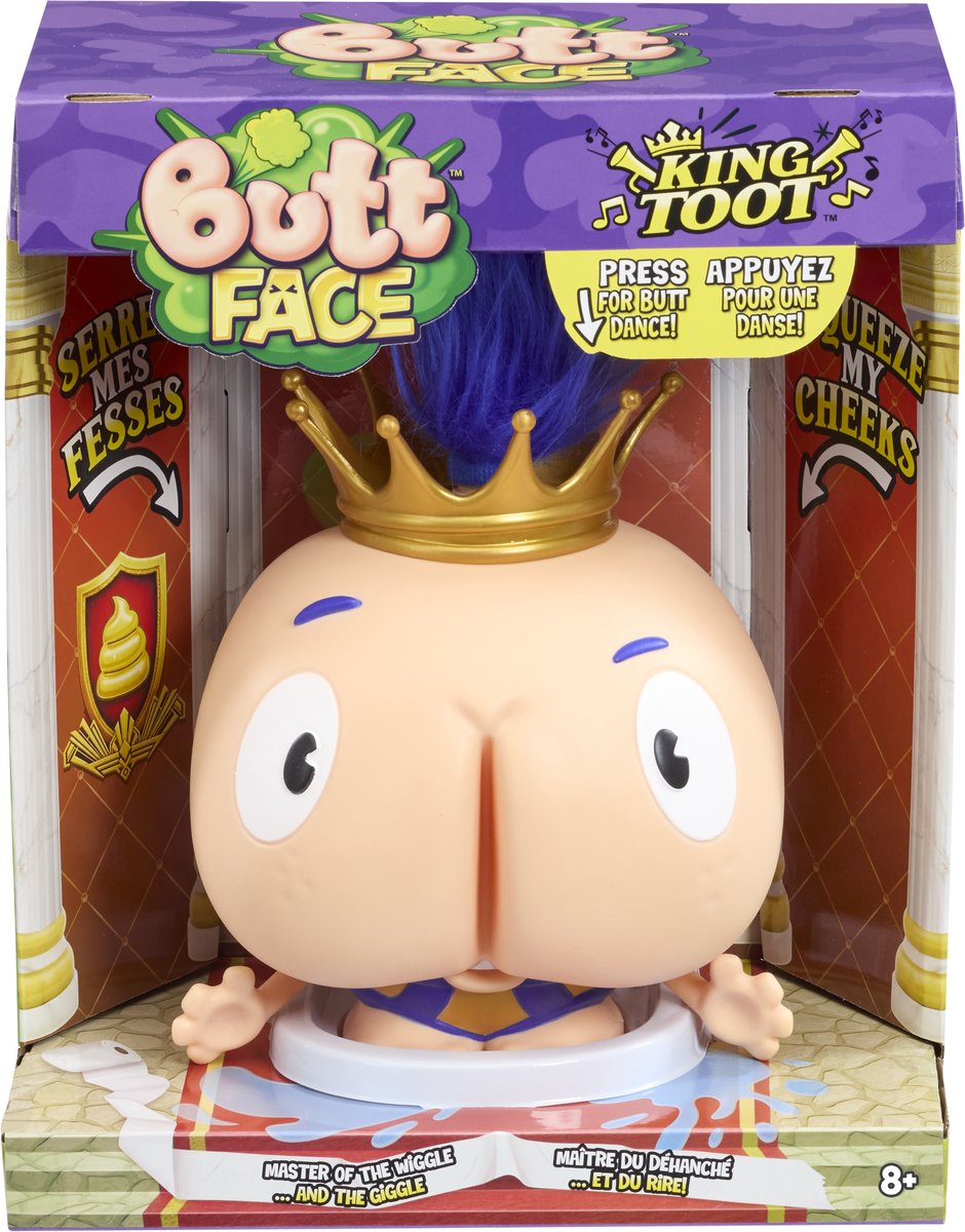 Goliath Butt Face King Toot - Pop - Interactieve pop - Laat scheten