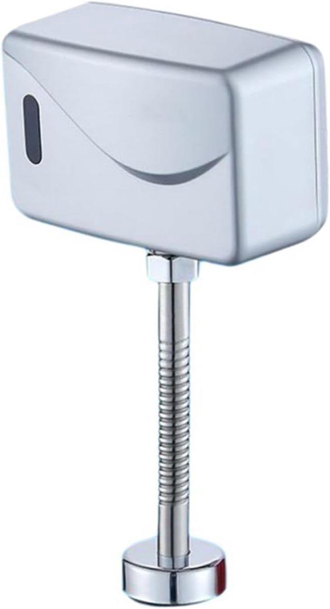 Automatisch Urinoir - Sensor Spoeler - Hygiënisch Werken - Waterbesparend Systeem - 28 x 10 x 3 cm - Zilver
