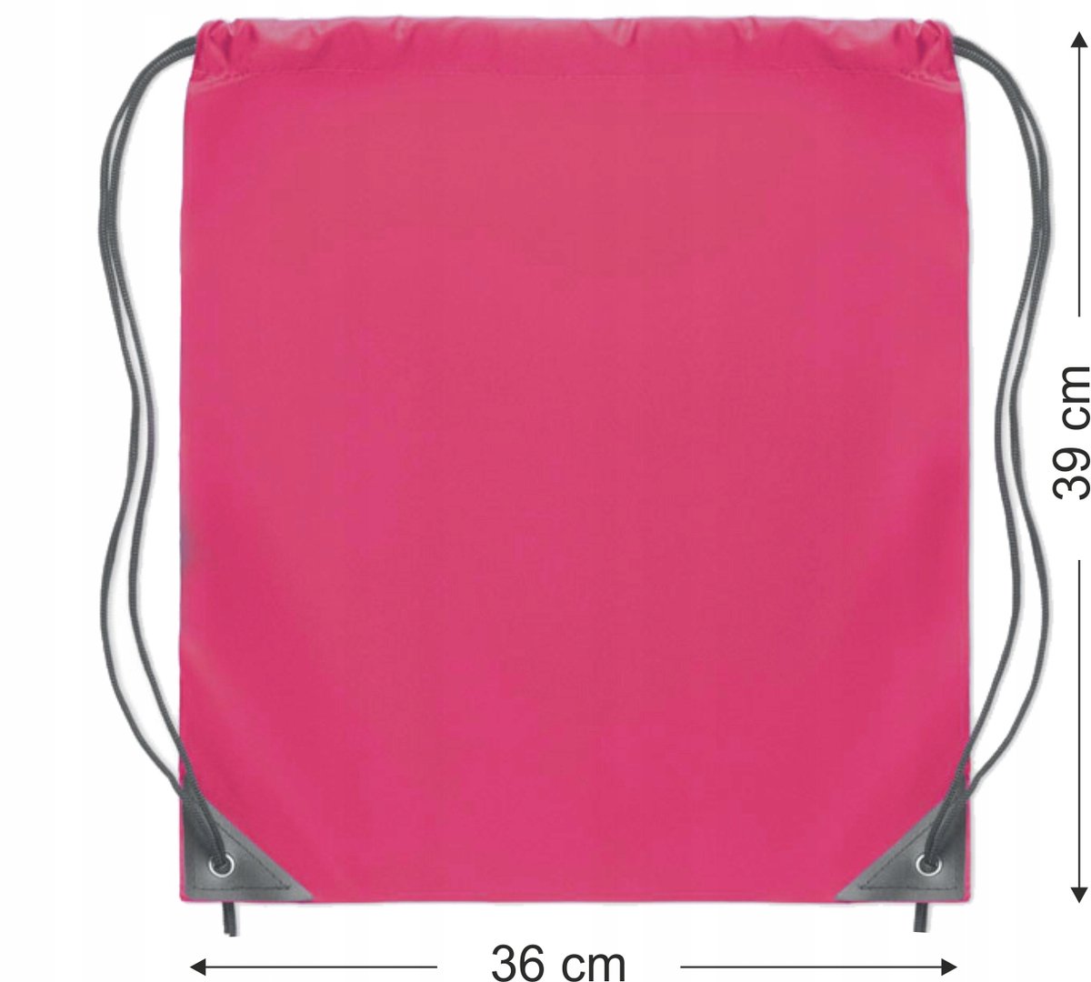 Merkloze Roze Schooltas met Naam - Ideaal voor Sport en School