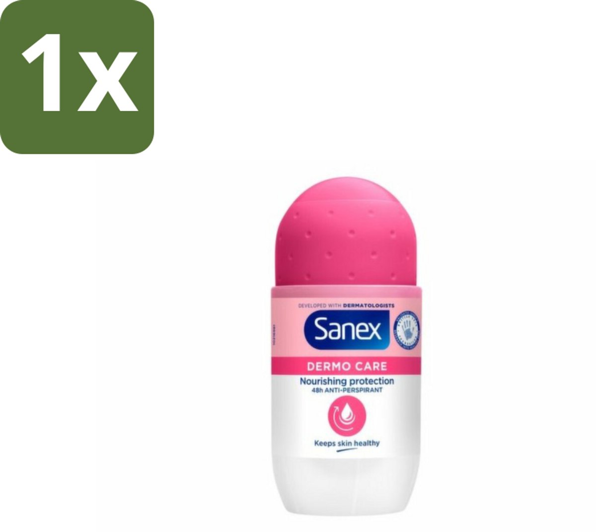 1 x Sanex – Deodorant Roller – Dermo Care 48H Antiperspirant - 50 ml - Koffie - Koffiezetapparaat - Koffiezetapparaat