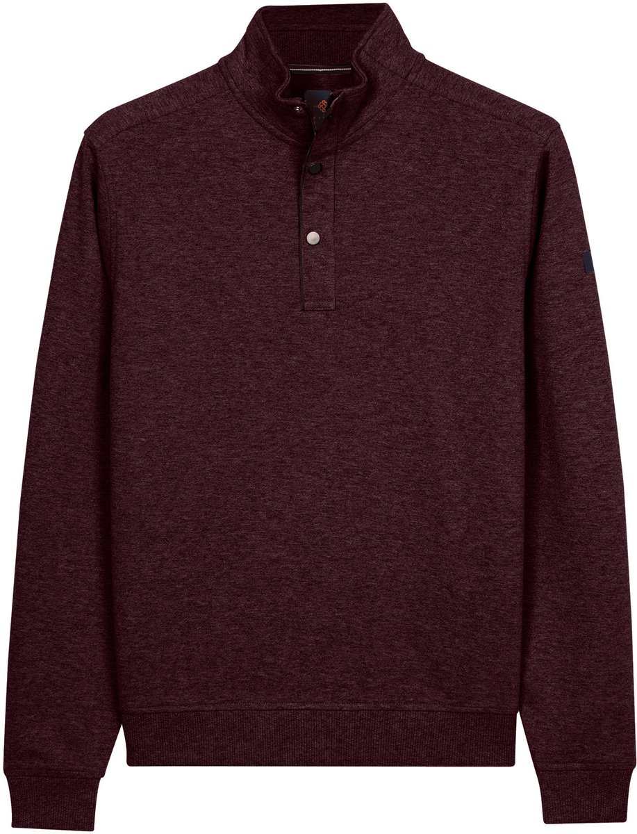 Baileys - Heren - Sweater - Regular fit – Half-zip - Trui – Bordeaux – 623103-499