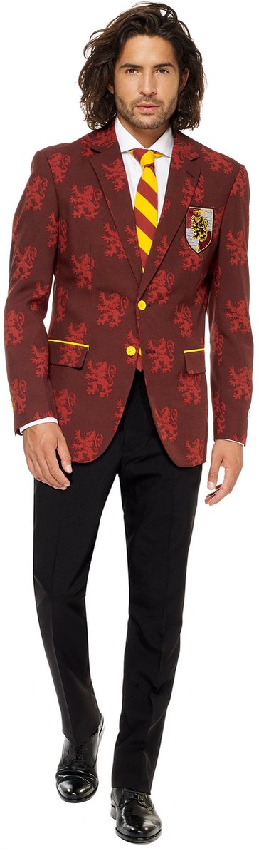 OppoSuits Harry Potter™ - Heren Pak - Halloween Kostuum - Zweinstein uniform - Gekleurd - Maat 60