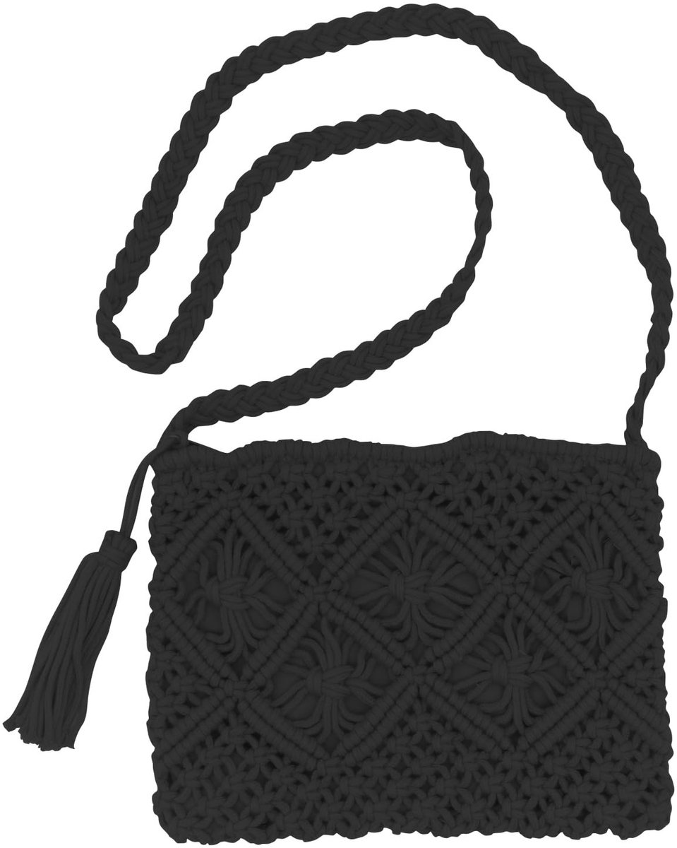 Elzusha - Geweven Stro Crossbody Tas voor Dames