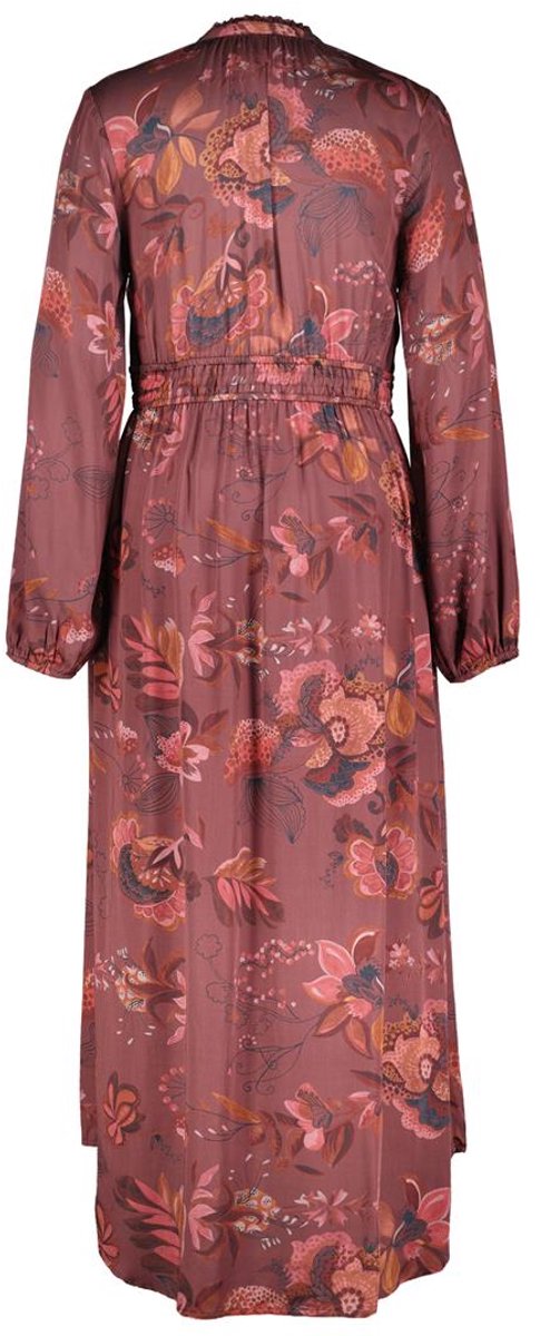 DIDI Dames Dress Alma Brown Autumn rose print maat 44