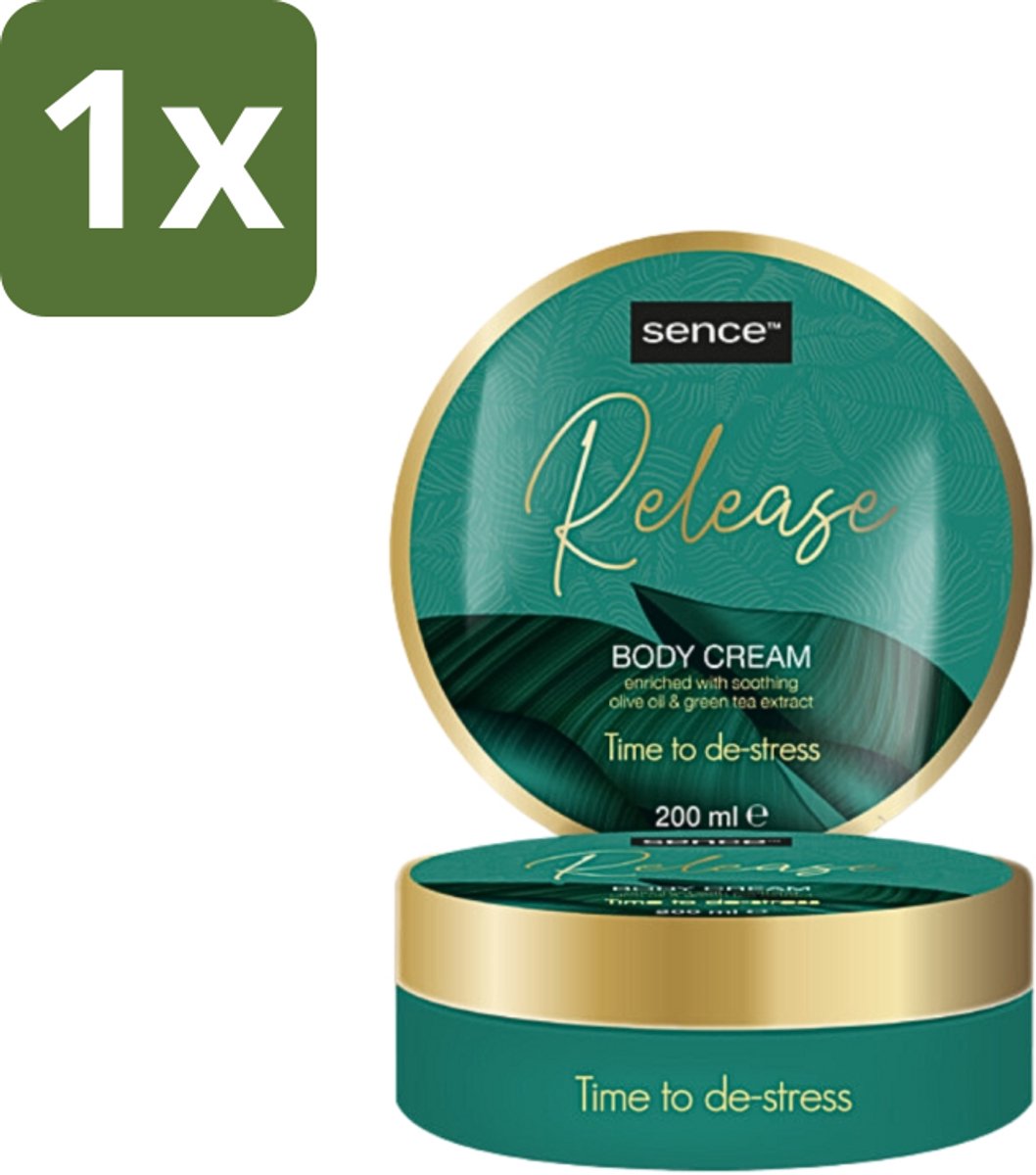1 x Sence - Release - Bodycrème - Wellness - 200 ml - Bodycrème - Wellness - Ontspanning - Huidverzorging - Eucalyptus