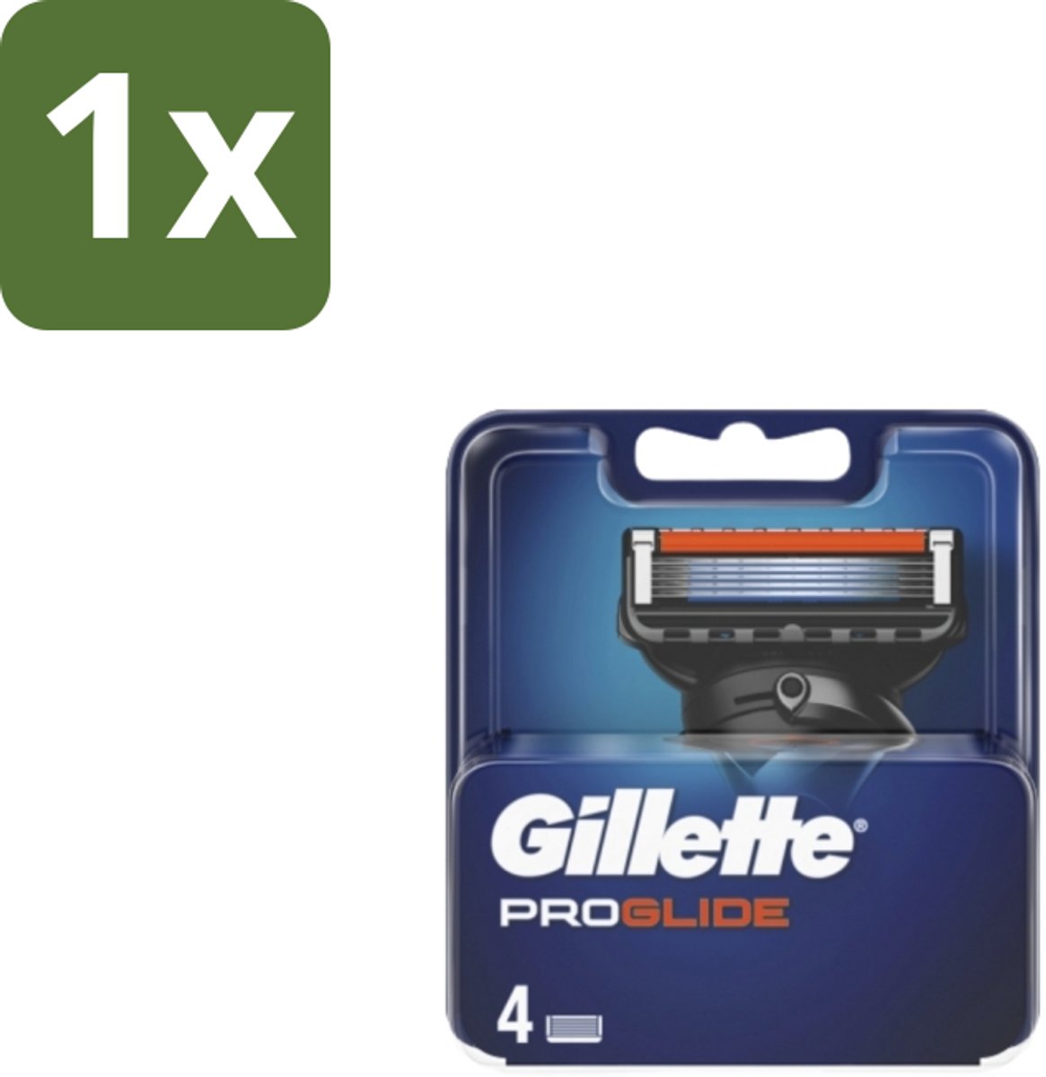 1 x Gillette - Fusion5 ProGlide – Scheermesjes – Navulmesjes – 4 Mesjes - Scheermesjes - Scheren - Scheren Mesjes - Scheren Voor Mannen - Scheren Voor Gezicht