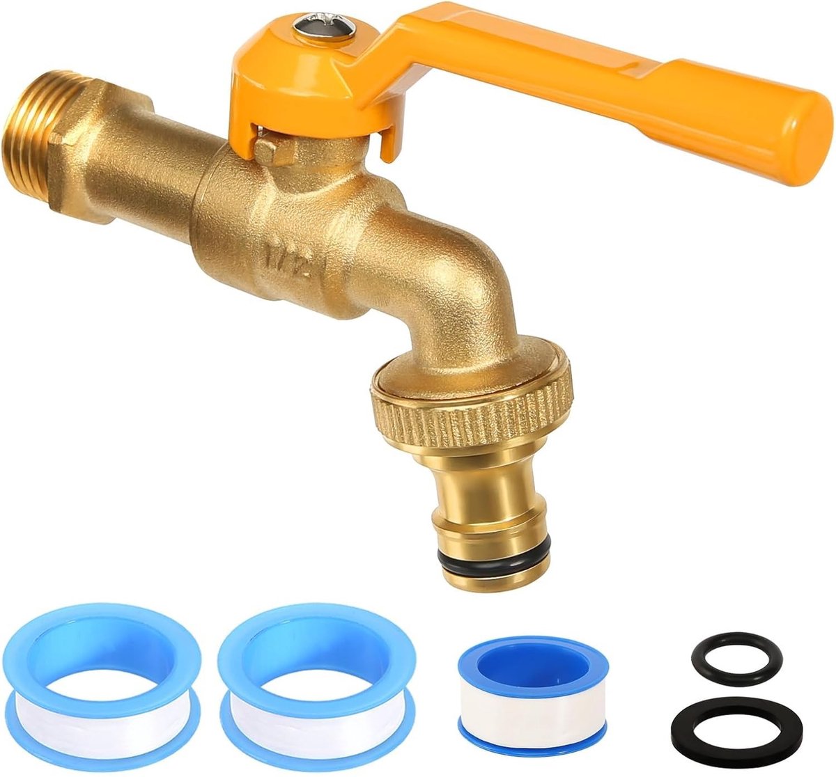 Buitenkraan vorstvrije - Messing - 1/2 inch - Vorstbestendig tot -20 °C - Voor Tuin