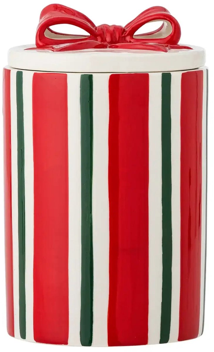 Bloomingville Voorraadpot aardewerk rood Marnia 19cm