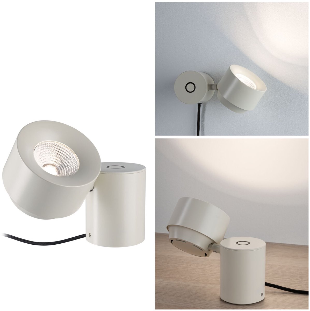 LED-tafellamp 3-Step-Dim Pane 2700K 328lm 3W Crème