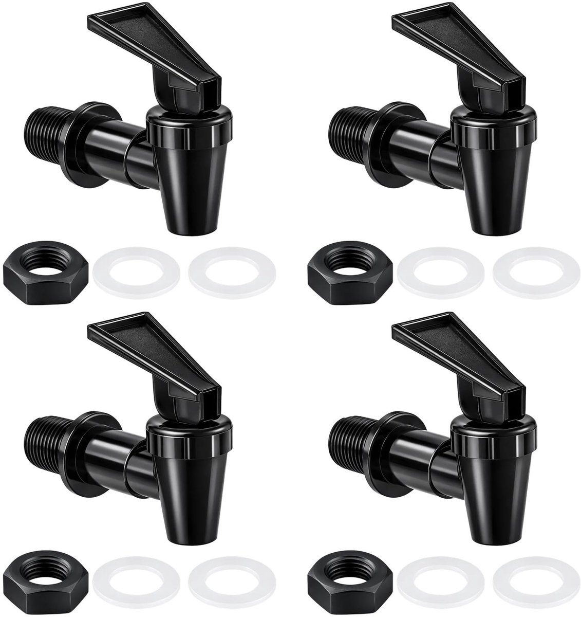 Elzusha - Set van 4 Universele Waterkranen voor Diverse Toepassingen