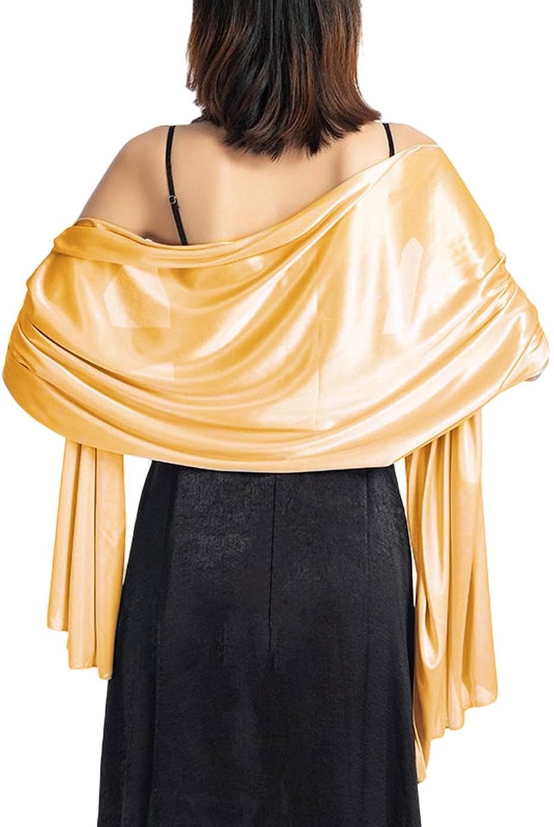 Elzusha - Satijnen Sjaal voor Dames, Elegant en Veelzijdig