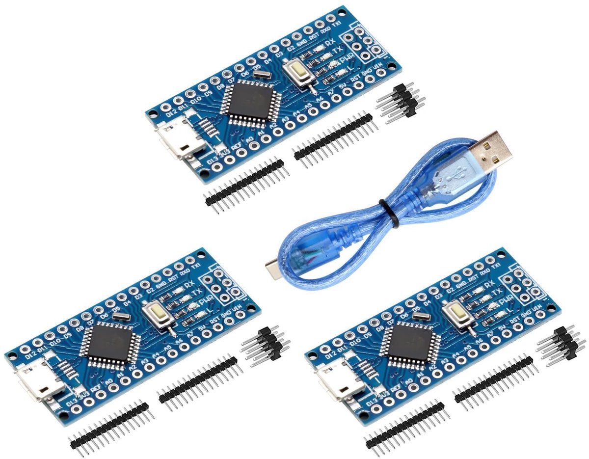 Elzusha - Nano 328P V3 Ontwikkelbord met USB-kabel