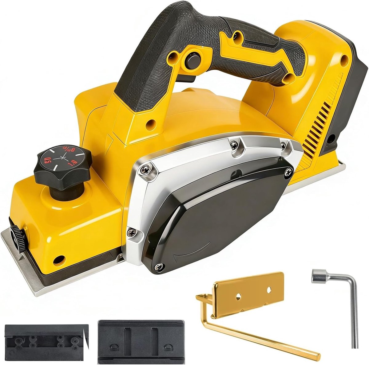 Draadloze Borstelloze Handfrees met 82mm Freesbreedte en Instelbare Snijdiepte voor Houtbewerking, Klussen en DIY-projecten