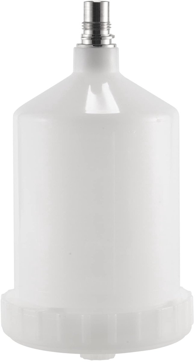 Elzusha - 600ml Kunststof Spuitbeker voor Verfspuitapparatuur