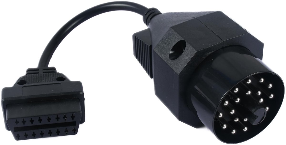 Elzusha - 20-Pin OBD2 Connector Adapter Kabel voor BMW