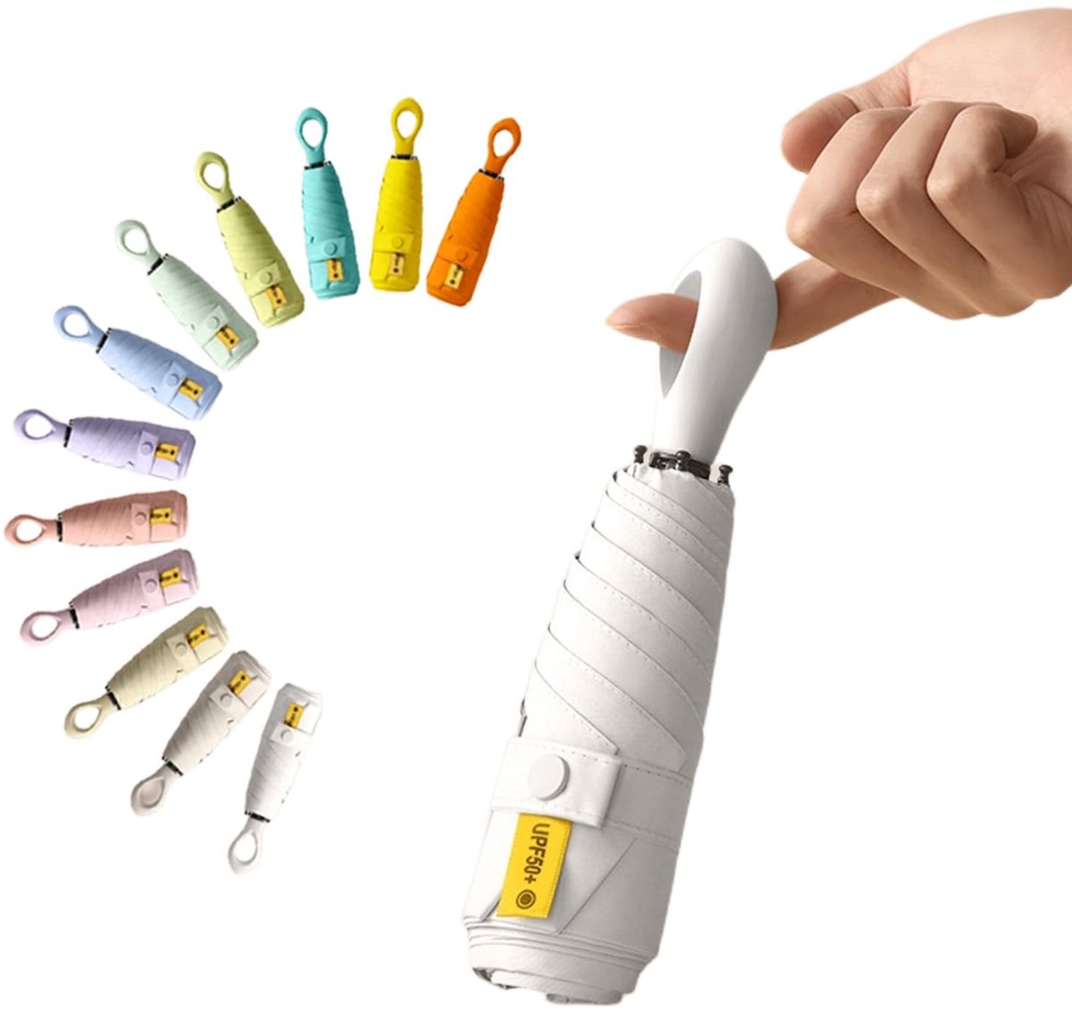Elzusha - Compact Vouwparaplu met UV-bescherming en Lichtgewicht Ontwerp