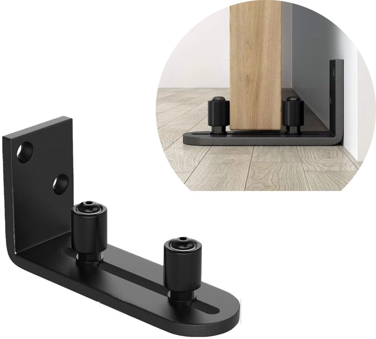 Vloergeleider verstelbaar,Schuifdeuren Schuur Deur Floor Guide Roller Bottom Lay-Flat Systeem Kogellager Ontwerp - ShopVlot