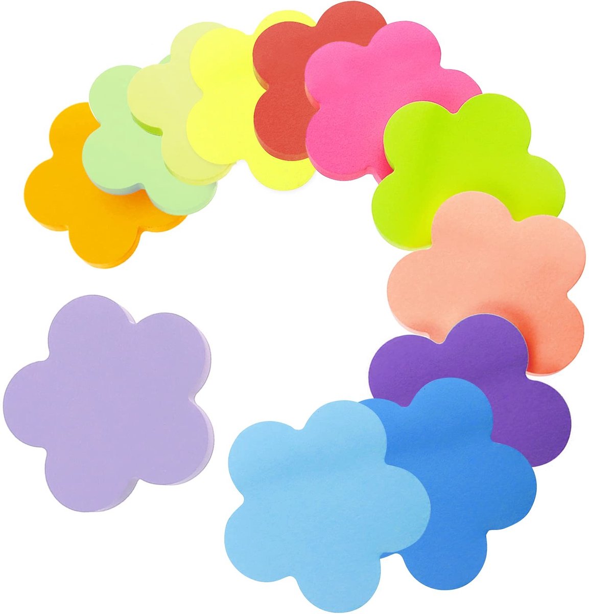 Elzusha - 12 Pads Super Sticky Notities voor Thuis en Kantoor