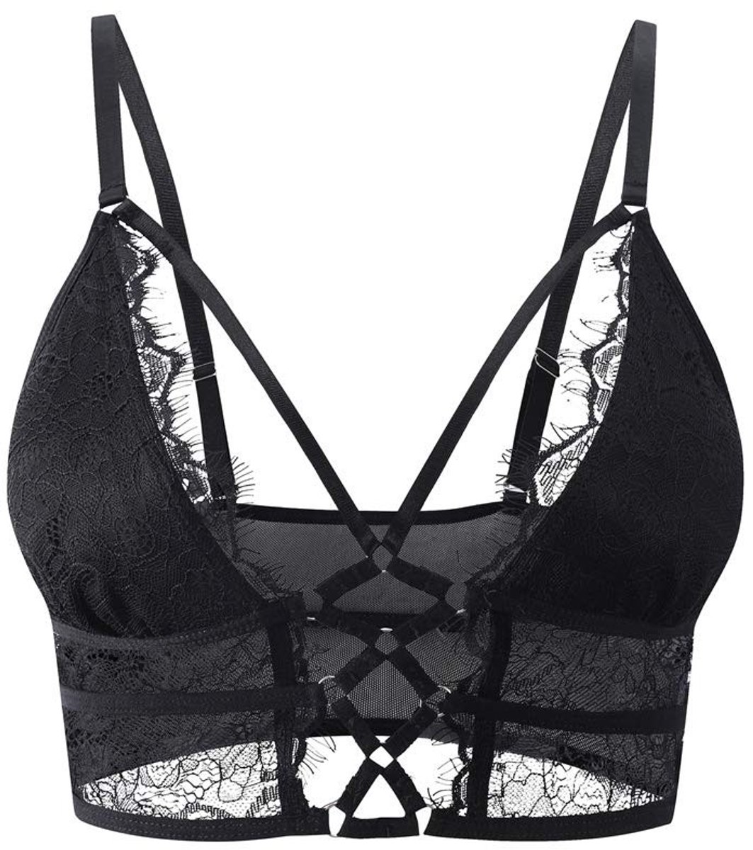 Elzusha - Dames Cami BH met Kruis en Kant Design