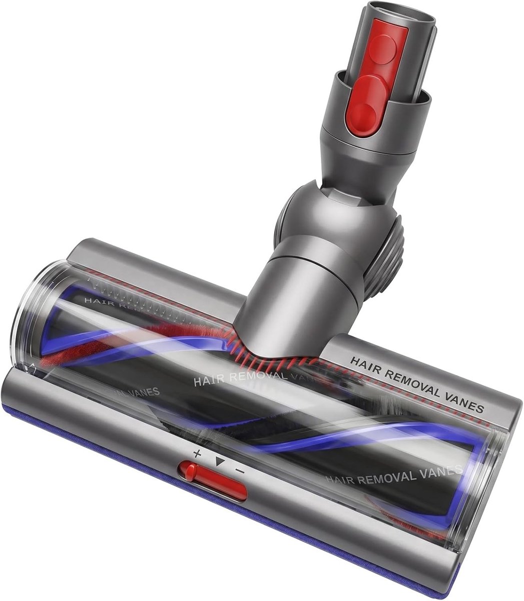 Vloerborstel Geschikt voor Dyson V15, V11, V10, V8, V7 Stofzuigers, Ideaal voor Korte Vloerkleden en Harde Vloeren, Geen Haarverstrikkingen