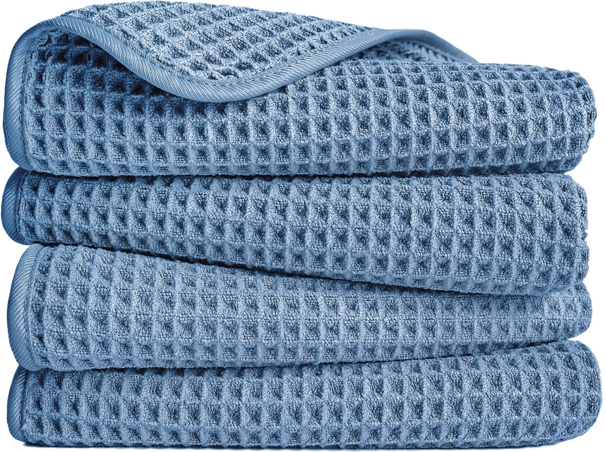 POLYTE Handdoek Microvezel Wafel Sneldrogend 430 GSM 40,6x76,2 cm - ShopVlot