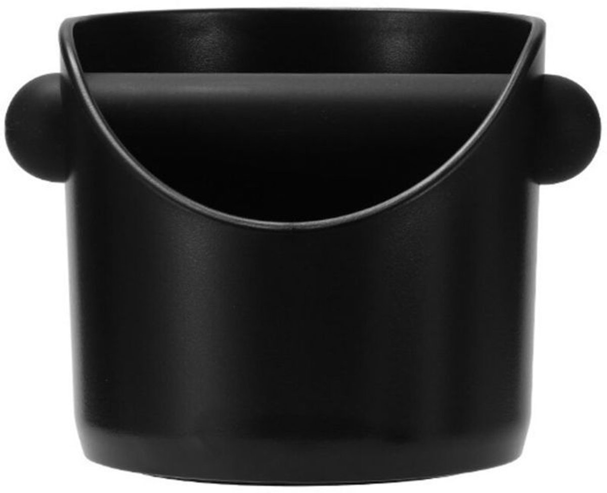 Opbergemmer - Residu-emmer - Koffie inslagdoos - Prullenbak - Afneembaar - Antislip - Wasbaar - Herbruikbaar - Opbergaccessoires - Geschikt voor koffiedik, theebladeren, vruchtendik (zwart, 10*10 cm)