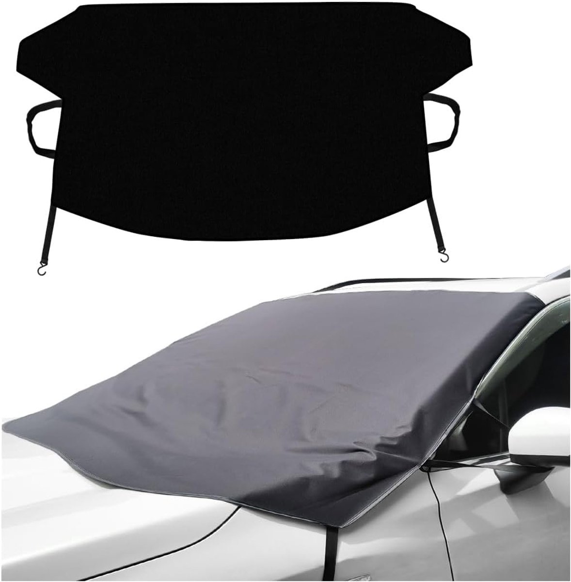 Windscreen Cover voor Auto, Magnetische IJsbeschermer, Zon- en Vorstbescherming, Geschikt voor de meeste voertuigen, Bescherming tegen sneeuw, stof en hoge temperaturen