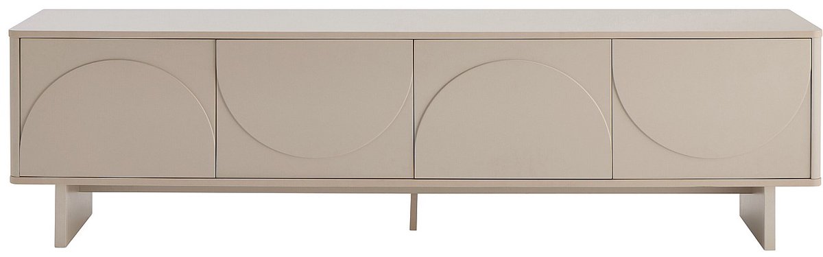 Vente-unique Tv-meubel met 4 deuren - Beige DELORINA