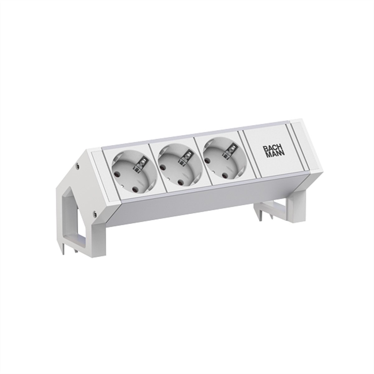 Image of BACHMANN DESK2 ALU WIT 3xCEE7/3 0,2m GST18 RAL9010