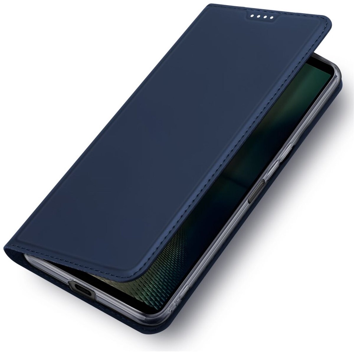 Dux Ducis Skin Pro Hoesje Geschikt voor Sony Xperia 1 VII | Book Case met Pasjeshouder | Portemonnee | Standaard | Blauw