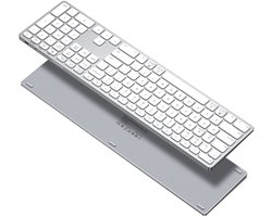 Dux Ducis - Universeel bluetooth toetsenbord geschikt voor Windows / Apple iMac / Apple iPad / Apple iPhone / Samsung - Draadloos toetsenbord - QWERTY - Wit