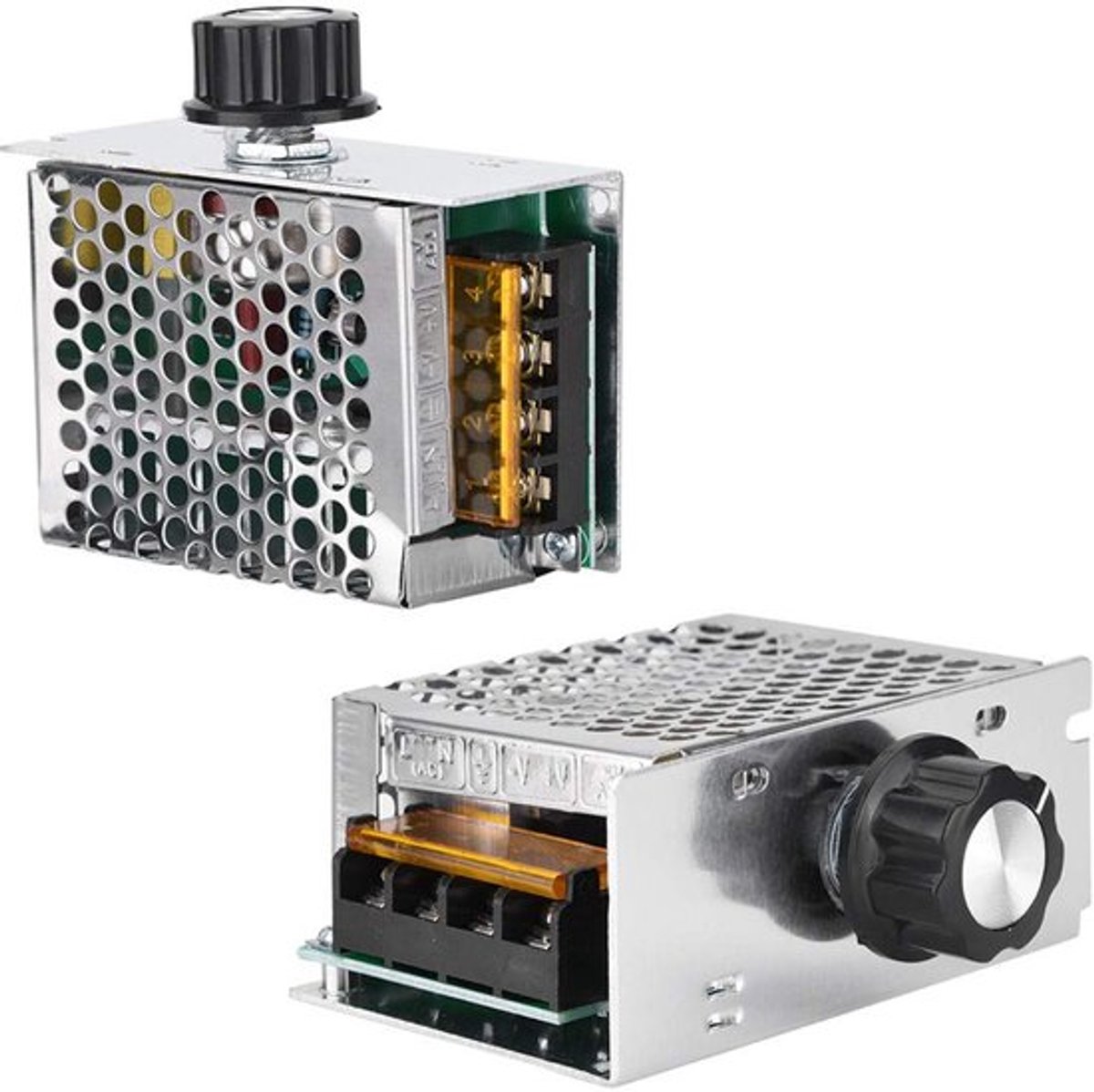 Motortoerenregelaar, 4000 W AC-spanningsregelaar 10-220 V dimmer, elektrische motortoerenregelaar