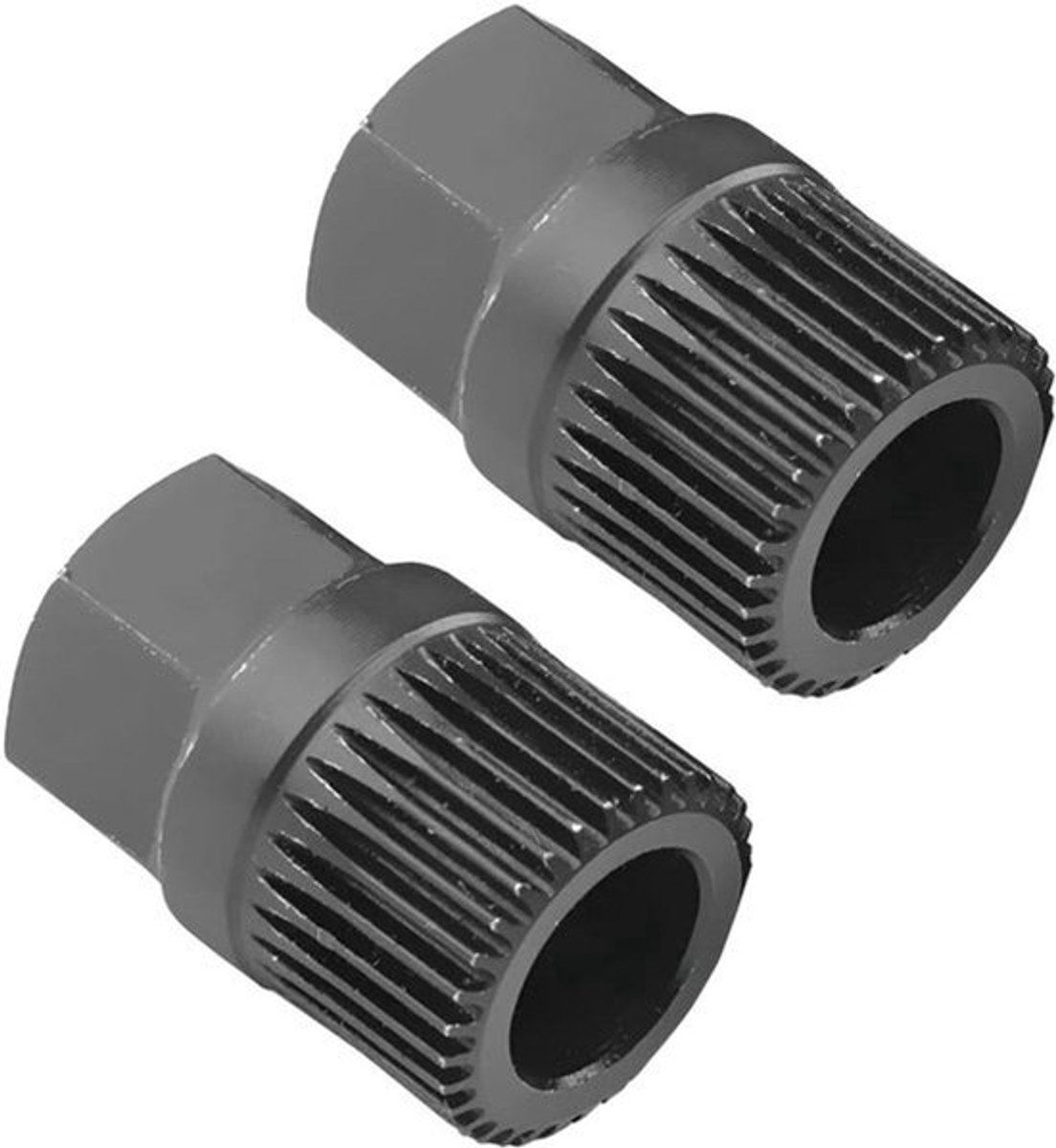2Pcs Generator Pulley Verwijder Tool 33 Tanden Alternator Pulleys Verwijder Tool Koppeling Pulley Verwijder Tool Assemblage Draagbare Motor voor Verwijderen en Vervangen