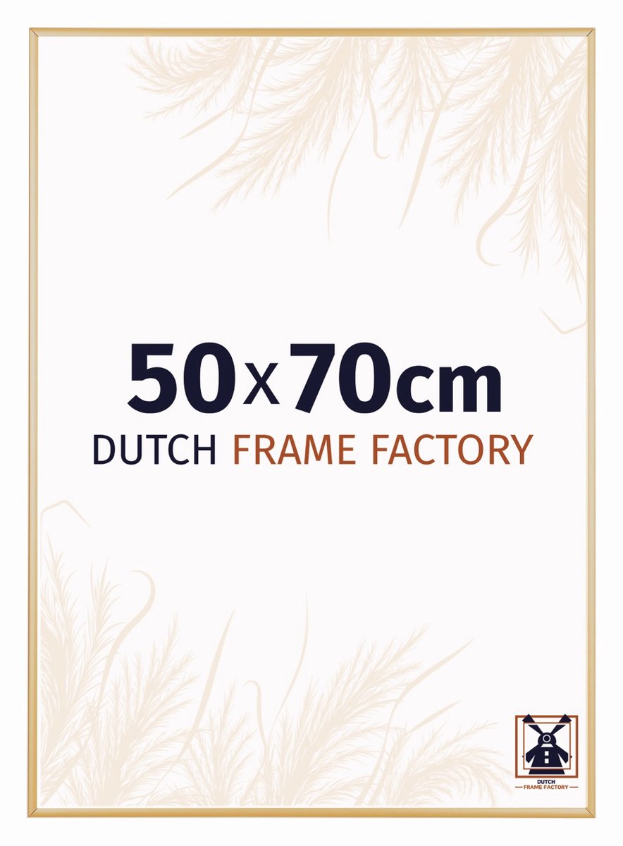 Dutch Frame Factory Fotolijst 50x75 cm - Aluminium - Goud Vintage - Kampen