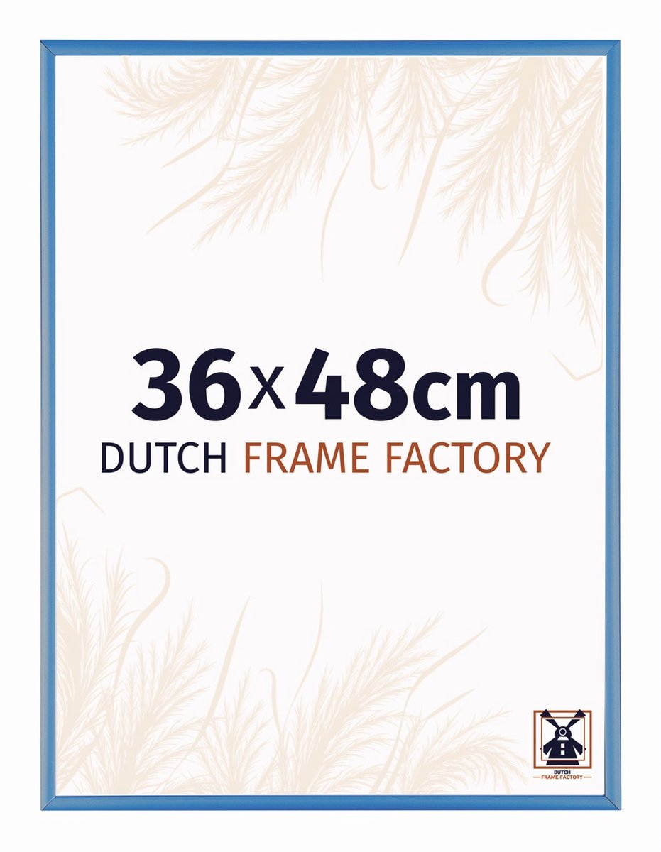 Fotolijst 36x48 cm - Aluminium - Staal Blauw - Kampen