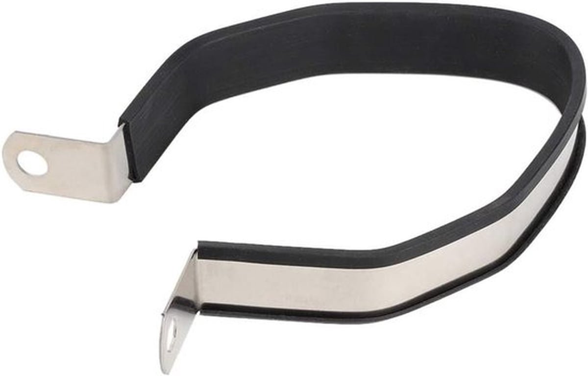 Motorfiets Uitlaatbeugel Rubber - Uitlaatklem - Uitlaatophanging - Collier Pot - Motofiets Sekant Uitlaatpijp Geluiddemper Ophangbeugel Houder
