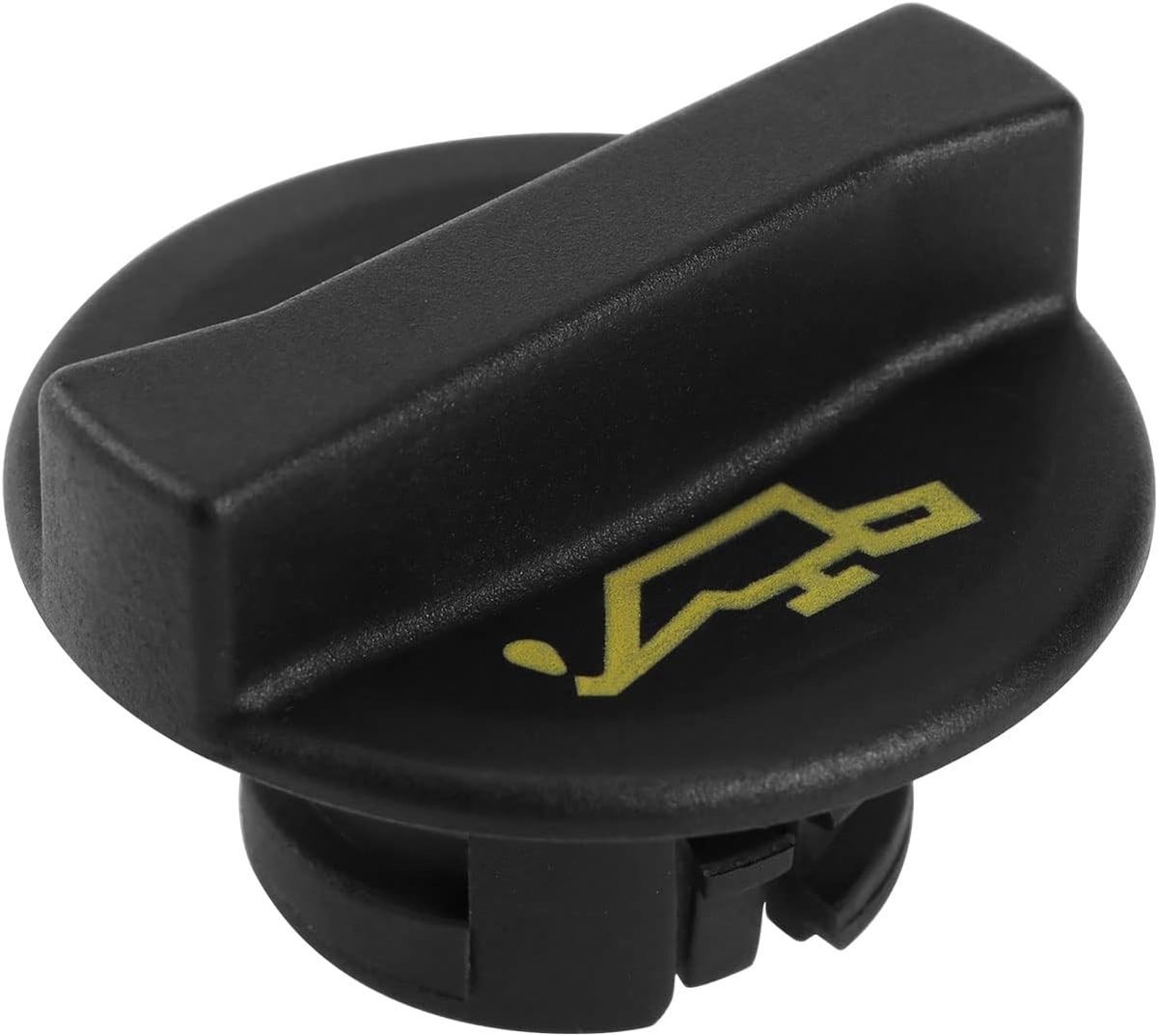 Olie vuldop voor Ford modellen zoals C-MAX, Mondeo, Focus en Fiesta - Zwart, vervangend onderdeel 1135010, YS4G6766AA, 9662149180