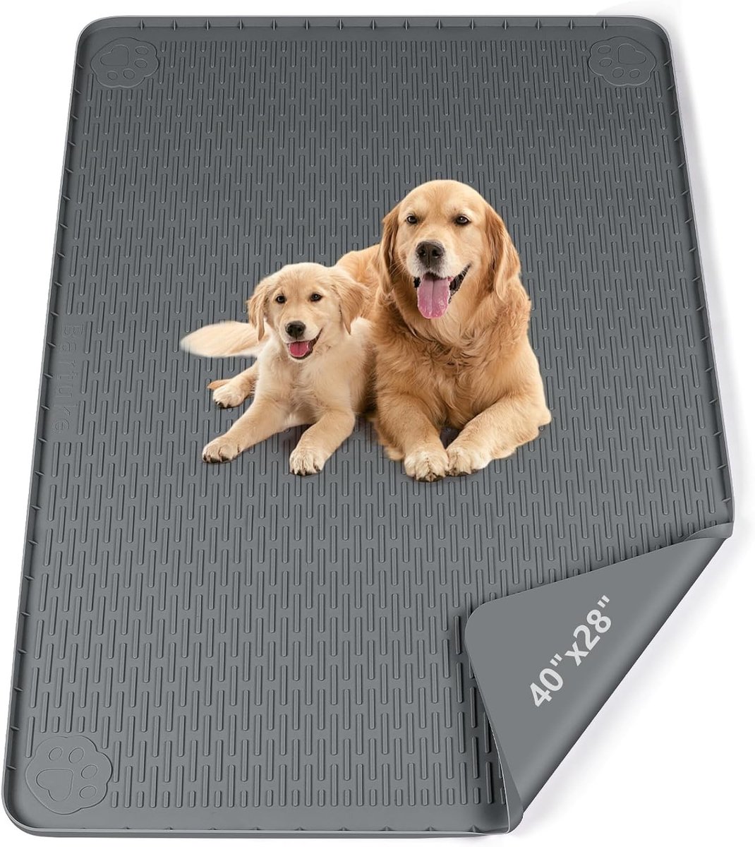 Herbruikbare silicone puppy training pads 40 x 28 inch - Wasbare, lekvrije en antislip mat voor zindelijkheidstraining en vloerschadebescherming binnenshuis
