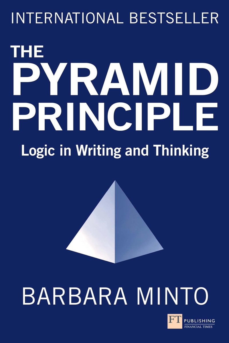Dailygoods- Pyramid Principle - Creatief Denken - Duidelijk Redeneren - Zakelijk Schrijven - Impact - Efficiëntie - Schrijfboek