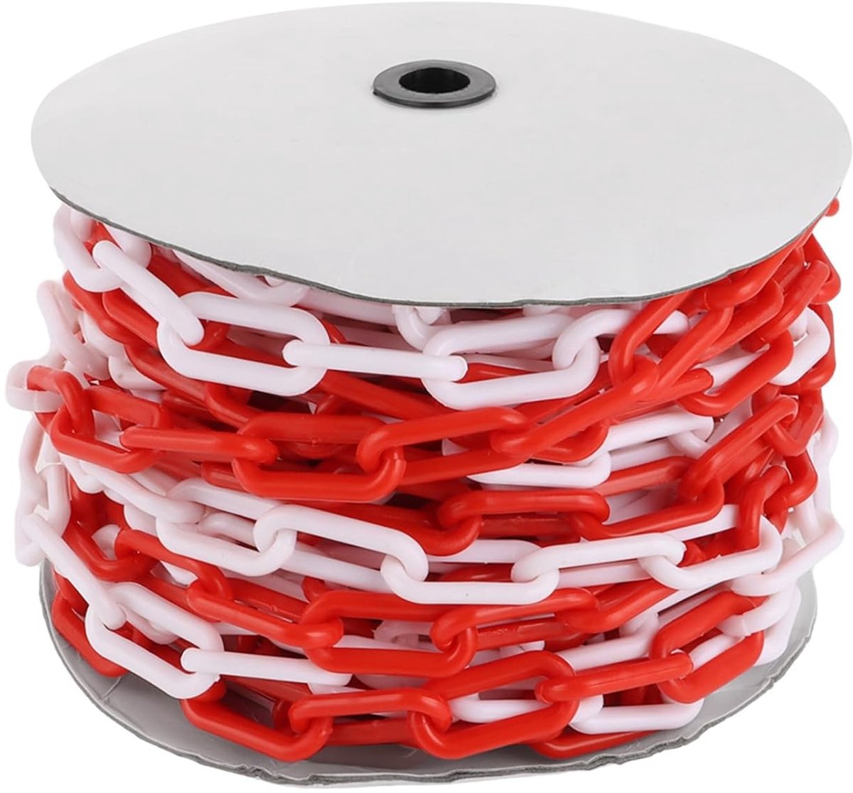 25 m Veiligheidsketting van Plastic - 8 mm Bicolor Ketting voor Beveiliging en Afsluiting van Oppervlakken