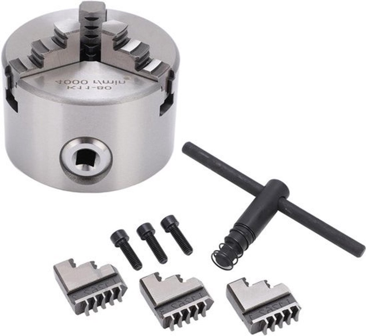 Draaibank Onderdelen - 80mm Diameter Hoge Centreren Chuck - 3 Inch Klein Volume Voor Fabriek Vervanging en Thuisgebruik