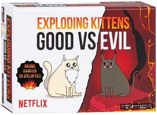 Exploding Kittens - Good vs. Evil - Nederlandstalig Kaartspel