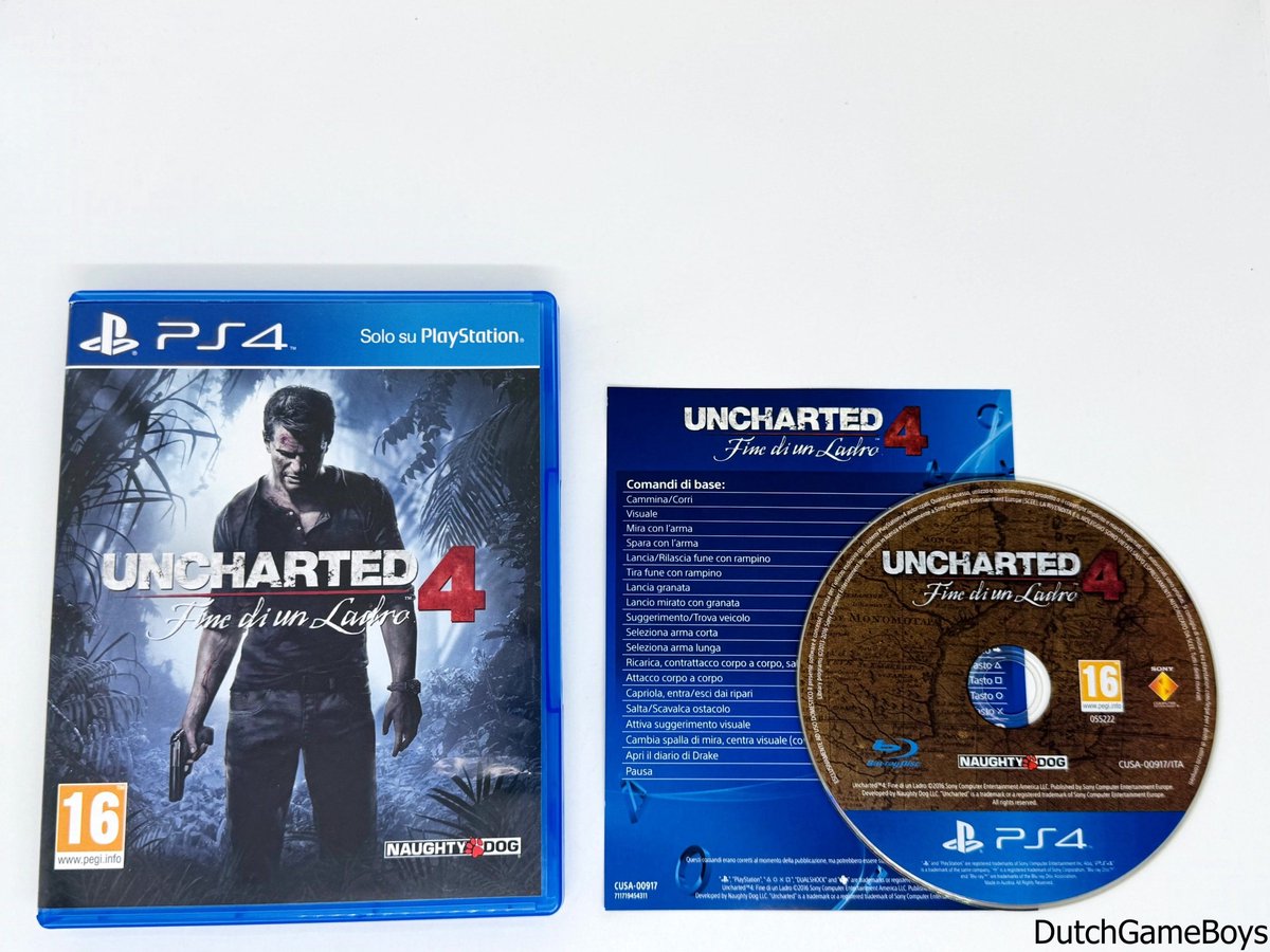 Playstation 4 / PS4 - Uncharted 4 - Fine Di Un Ladro