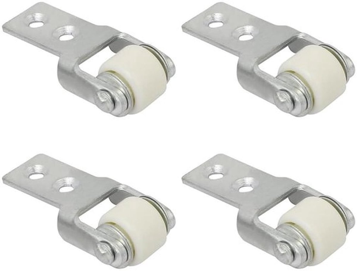 4 stuks schuifdeur dia-wiel, deur-track-roller gids, kleine vaste castor-wielen, nylon, meubelkatrol, eettafel gids-wiel