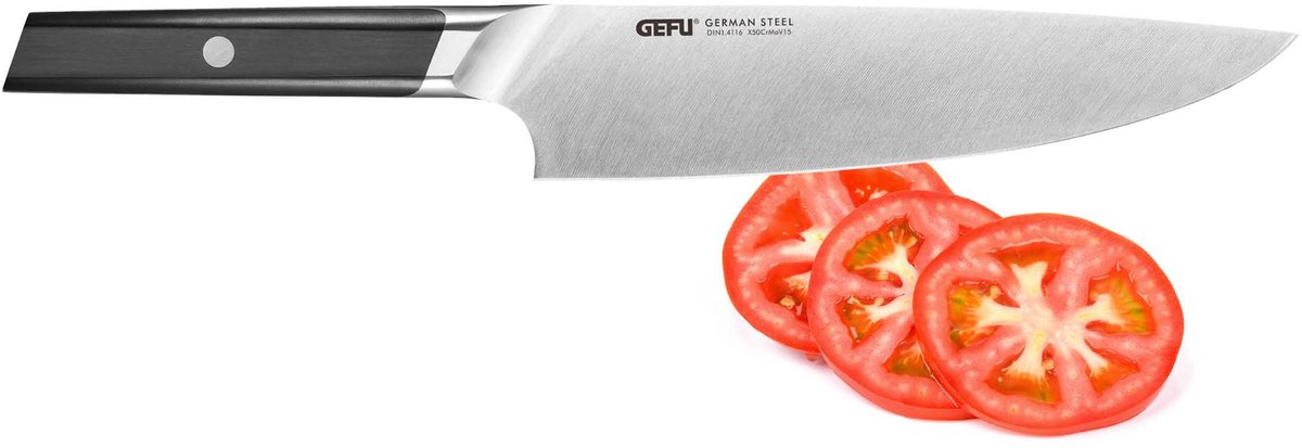Koksmes, 20 cm, Ergonomische Grip, Duits Staal - GEFU | ACURO