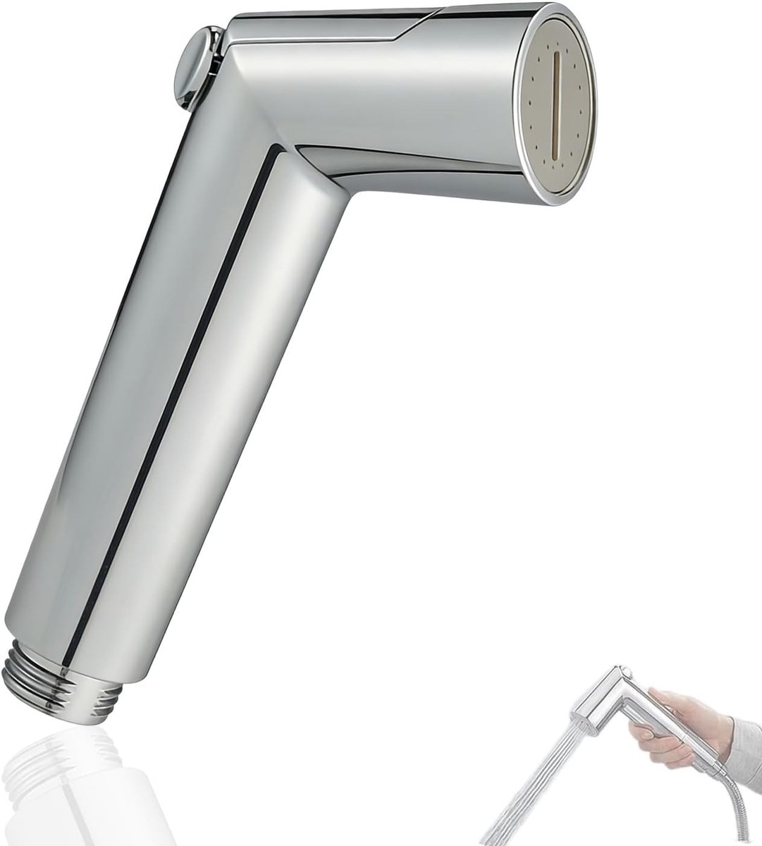 Draagbare bidet met verstelbare druksproeier voor optimale persoonlijke hygiëne en reiniging, perfect voor toiletten en onderweg